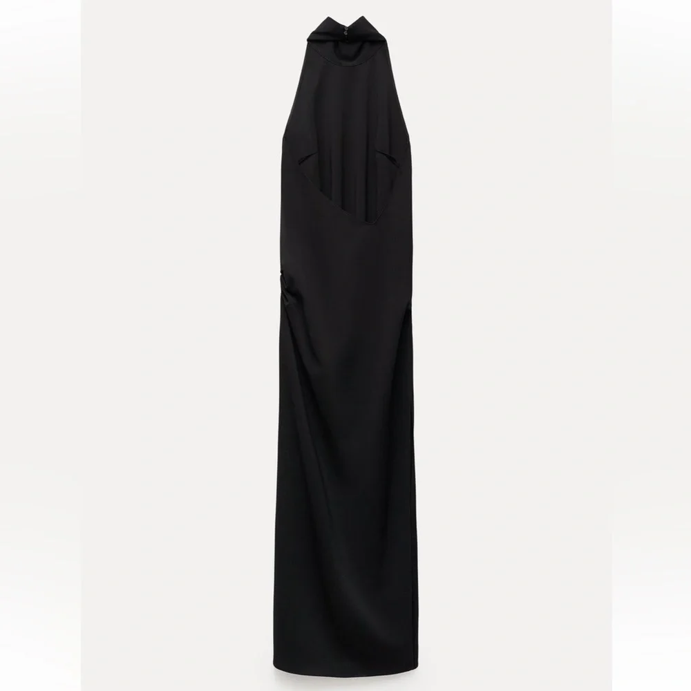 Zara Long Halter Dress - Picture 13 of 16